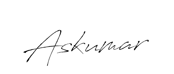 How to make Askumar name signature. Use Antro_Vectra style for creating short signs online. This is the latest handwritten sign. Askumar signature style 6 images and pictures png