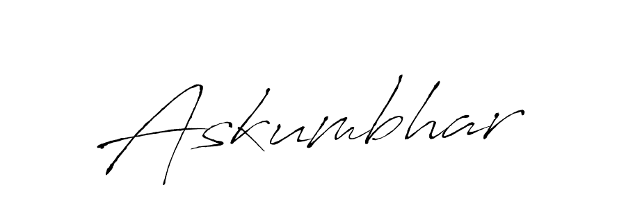 The best way (Antro_Vectra) to make a short signature is to pick only two or three words in your name. The name Askumbhar include a total of six letters. For converting this name. Askumbhar signature style 6 images and pictures png