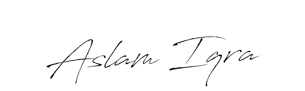 You can use this online signature creator to create a handwritten signature for the name Aslam Iqra. This is the best online autograph maker. Aslam Iqra signature style 6 images and pictures png