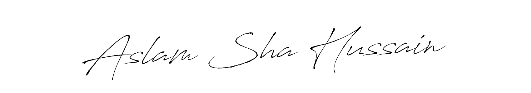 Make a beautiful signature design for name Aslam Sha Hussain. Use this online signature maker to create a handwritten signature for free. Aslam Sha Hussain signature style 6 images and pictures png