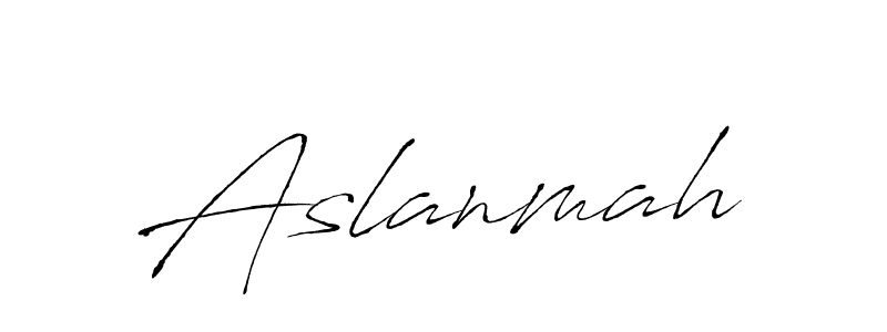 Once you've used our free online signature maker to create your best signature Antro_Vectra style, it's time to enjoy all of the benefits that Aslanmah name signing documents. Aslanmah signature style 6 images and pictures png