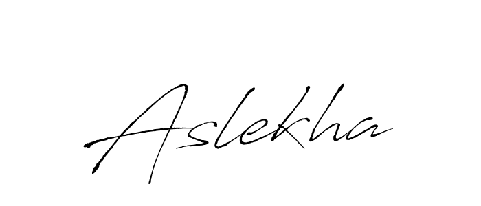 Create a beautiful signature design for name Aslekha. With this signature (Antro_Vectra) fonts, you can make a handwritten signature for free. Aslekha signature style 6 images and pictures png