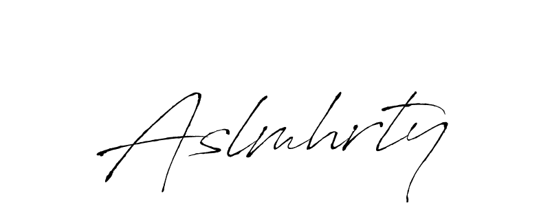 Aslmhrty stylish signature style. Best Handwritten Sign (Antro_Vectra) for my name. Handwritten Signature Collection Ideas for my name Aslmhrty. Aslmhrty signature style 6 images and pictures png