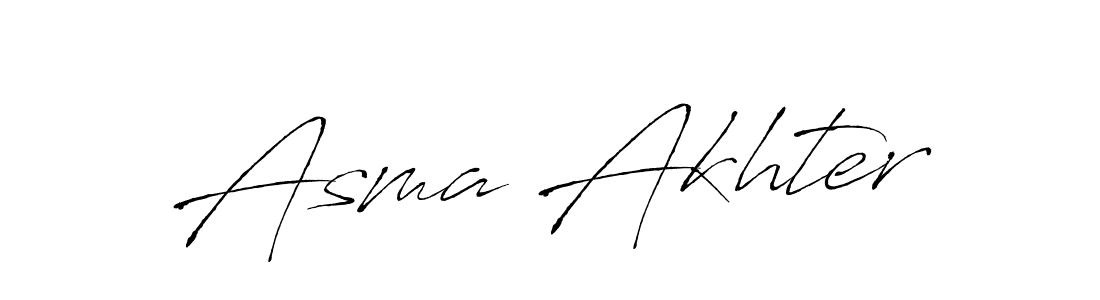 The best way (Antro_Vectra) to make a short signature is to pick only two or three words in your name. The name Asma Akhter include a total of six letters. For converting this name. Asma Akhter signature style 6 images and pictures png