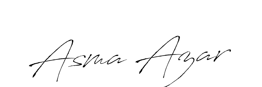 Use a signature maker to create a handwritten signature online. With this signature software, you can design (Antro_Vectra) your own signature for name Asma Azar. Asma Azar signature style 6 images and pictures png