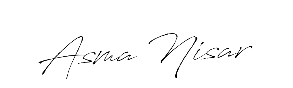 Here are the top 10 professional signature styles for the name Asma Nisar. These are the best autograph styles you can use for your name. Asma Nisar signature style 6 images and pictures png