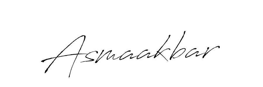 Asmaakbar stylish signature style. Best Handwritten Sign (Antro_Vectra) for my name. Handwritten Signature Collection Ideas for my name Asmaakbar. Asmaakbar signature style 6 images and pictures png