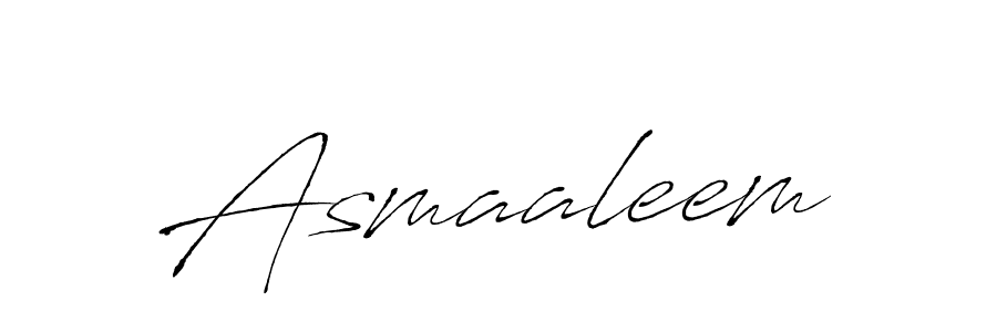 Make a beautiful signature design for name Asmaaleem. With this signature (Antro_Vectra) style, you can create a handwritten signature for free. Asmaaleem signature style 6 images and pictures png