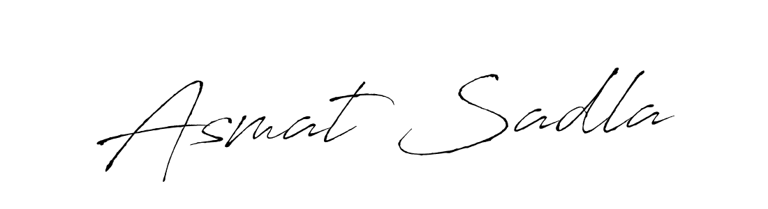 You should practise on your own different ways (Antro_Vectra) to write your name (Asmat Sadla) in signature. don't let someone else do it for you. Asmat Sadla signature style 6 images and pictures png