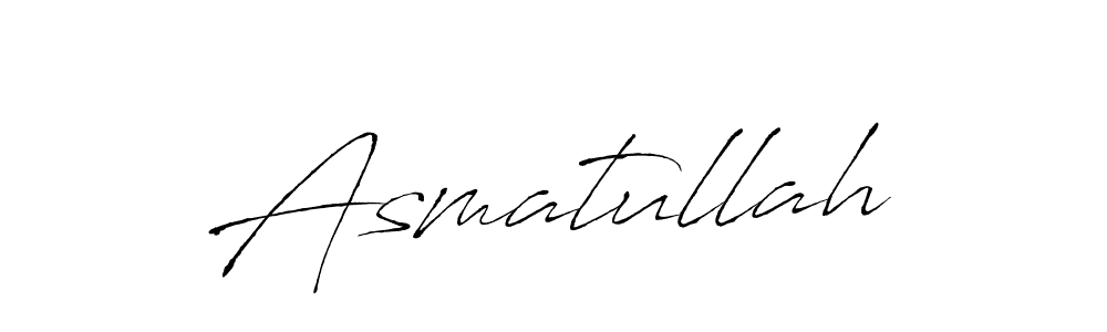 Make a beautiful signature design for name Asmatullah. Use this online signature maker to create a handwritten signature for free. Asmatullah signature style 6 images and pictures png