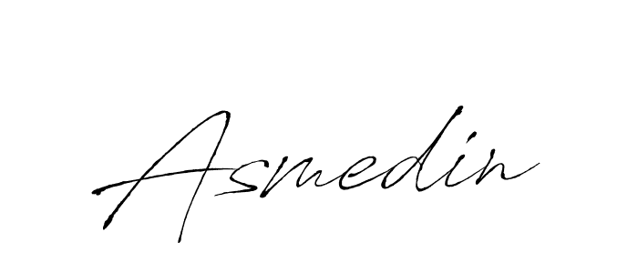 How to make Asmedin name signature. Use Antro_Vectra style for creating short signs online. This is the latest handwritten sign. Asmedin signature style 6 images and pictures png
