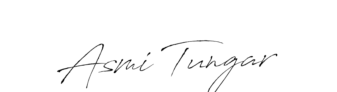 Create a beautiful signature design for name Asmi Tungar. With this signature (Antro_Vectra) fonts, you can make a handwritten signature for free. Asmi Tungar signature style 6 images and pictures png