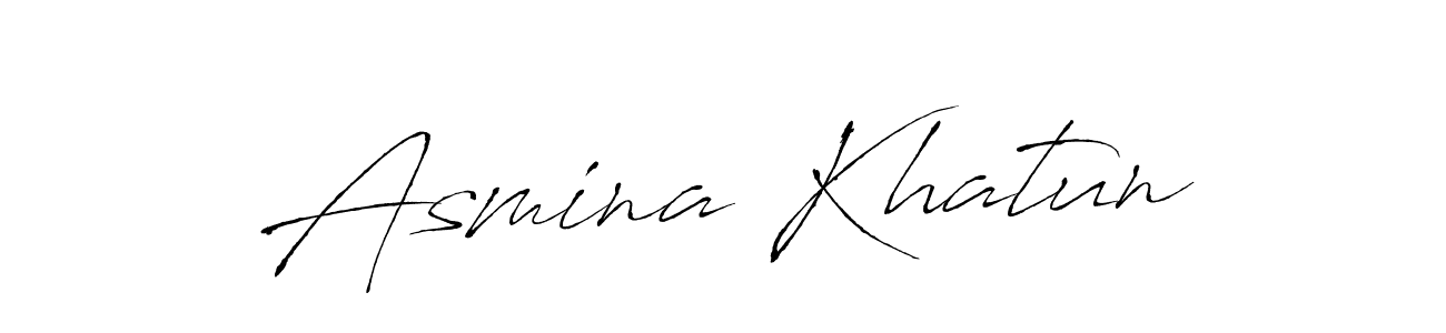 It looks lik you need a new signature style for name Asmina Khatun. Design unique handwritten (Antro_Vectra) signature with our free signature maker in just a few clicks. Asmina Khatun signature style 6 images and pictures png