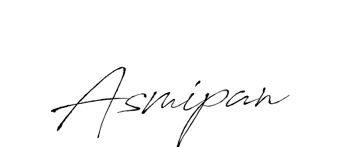 Antro_Vectra is a professional signature style that is perfect for those who want to add a touch of class to their signature. It is also a great choice for those who want to make their signature more unique. Get Asmipan name to fancy signature for free. Asmipan signature style 6 images and pictures png