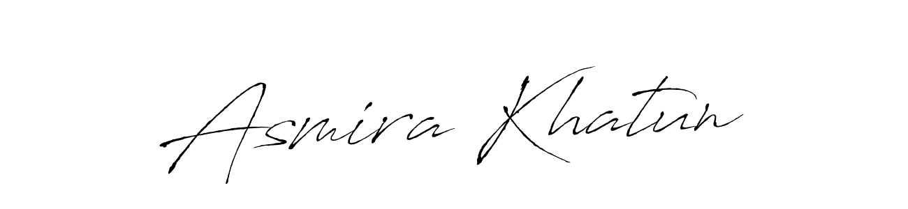 You should practise on your own different ways (Antro_Vectra) to write your name (Asmira Khatun) in signature. don't let someone else do it for you. Asmira Khatun signature style 6 images and pictures png