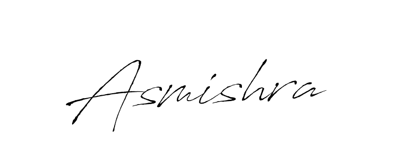 How to make Asmishra signature? Antro_Vectra is a professional autograph style. Create handwritten signature for Asmishra name. Asmishra signature style 6 images and pictures png