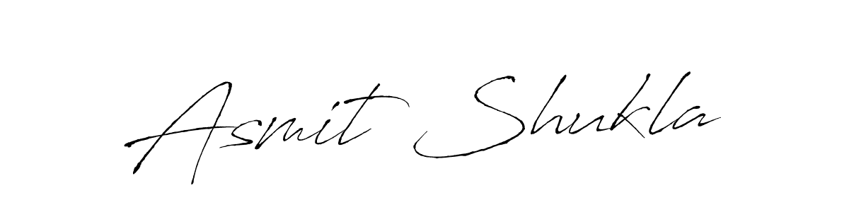 Design your own signature with our free online signature maker. With this signature software, you can create a handwritten (Antro_Vectra) signature for name Asmit Shukla. Asmit Shukla signature style 6 images and pictures png