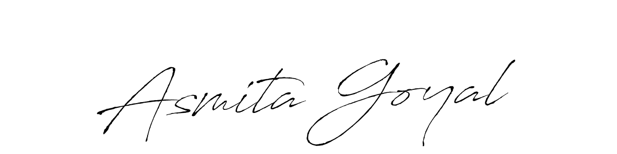 You should practise on your own different ways (Antro_Vectra) to write your name (Asmita Goyal) in signature. don't let someone else do it for you. Asmita Goyal signature style 6 images and pictures png