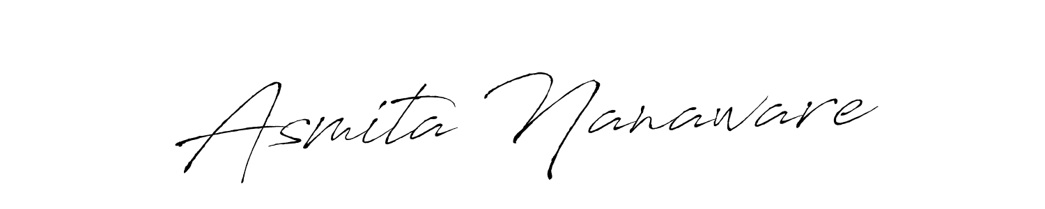 You can use this online signature creator to create a handwritten signature for the name Asmita Nanaware. This is the best online autograph maker. Asmita Nanaware signature style 6 images and pictures png