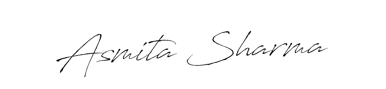 How to make Asmita Sharma signature? Antro_Vectra is a professional autograph style. Create handwritten signature for Asmita Sharma name. Asmita Sharma signature style 6 images and pictures png