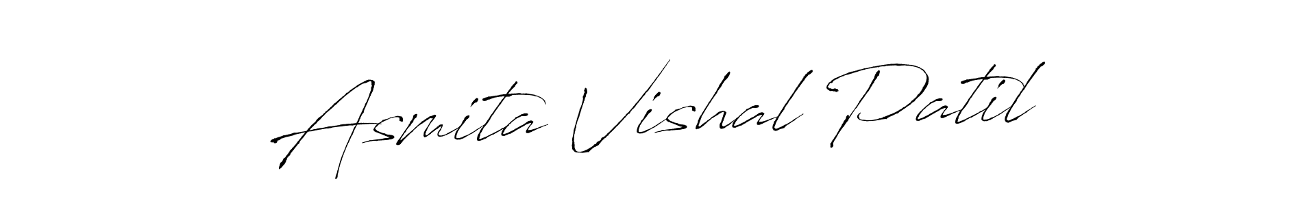Design your own signature with our free online signature maker. With this signature software, you can create a handwritten (Antro_Vectra) signature for name Asmita Vishal Patil. Asmita Vishal Patil signature style 6 images and pictures png