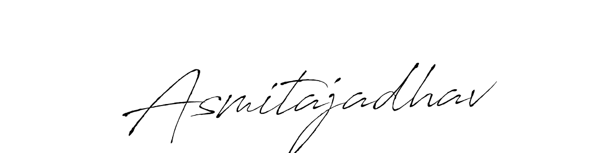 Asmitajadhav stylish signature style. Best Handwritten Sign (Antro_Vectra) for my name. Handwritten Signature Collection Ideas for my name Asmitajadhav. Asmitajadhav signature style 6 images and pictures png