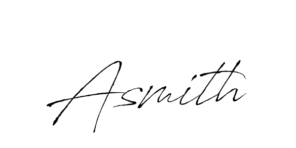 How to make Asmith signature? Antro_Vectra is a professional autograph style. Create handwritten signature for Asmith name. Asmith signature style 6 images and pictures png
