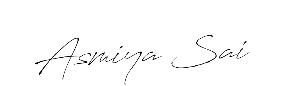 Design your own signature with our free online signature maker. With this signature software, you can create a handwritten (Antro_Vectra) signature for name Asmiya Sai. Asmiya Sai signature style 6 images and pictures png