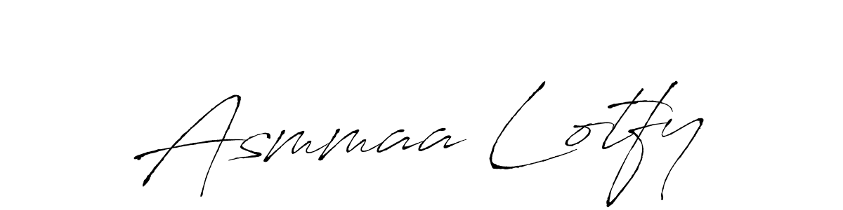 Also You can easily find your signature by using the search form. We will create Asmmaa Lotfy name handwritten signature images for you free of cost using Antro_Vectra sign style. Asmmaa Lotfy signature style 6 images and pictures png