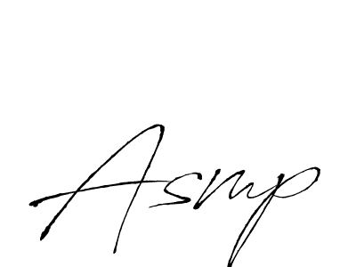Use a signature maker to create a handwritten signature online. With this signature software, you can design (Antro_Vectra) your own signature for name Asmp. Asmp signature style 6 images and pictures png