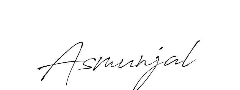 Make a beautiful signature design for name Asmunjal. Use this online signature maker to create a handwritten signature for free. Asmunjal signature style 6 images and pictures png