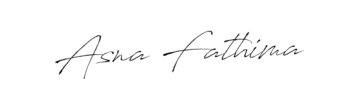 Asna Fathima stylish signature style. Best Handwritten Sign (Antro_Vectra) for my name. Handwritten Signature Collection Ideas for my name Asna Fathima. Asna Fathima signature style 6 images and pictures png