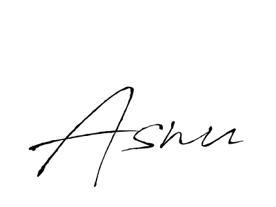 Use a signature maker to create a handwritten signature online. With this signature software, you can design (Antro_Vectra) your own signature for name Asnu. Asnu signature style 6 images and pictures png