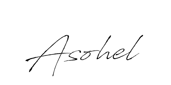 Use a signature maker to create a handwritten signature online. With this signature software, you can design (Antro_Vectra) your own signature for name Asohel. Asohel signature style 6 images and pictures png