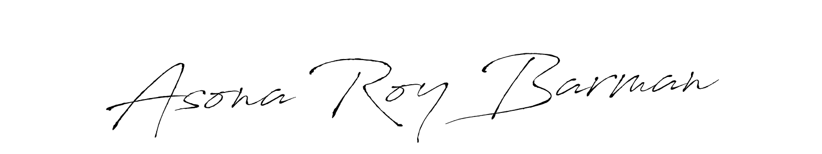 Also we have Asona Roy Barman name is the best signature style. Create professional handwritten signature collection using Antro_Vectra autograph style. Asona Roy Barman signature style 6 images and pictures png