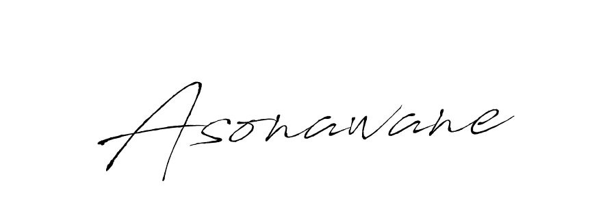 How to make Asonawane signature? Antro_Vectra is a professional autograph style. Create handwritten signature for Asonawane name. Asonawane signature style 6 images and pictures png