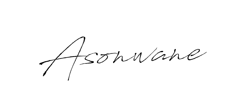 The best way (Antro_Vectra) to make a short signature is to pick only two or three words in your name. The name Asonwane include a total of six letters. For converting this name. Asonwane signature style 6 images and pictures png