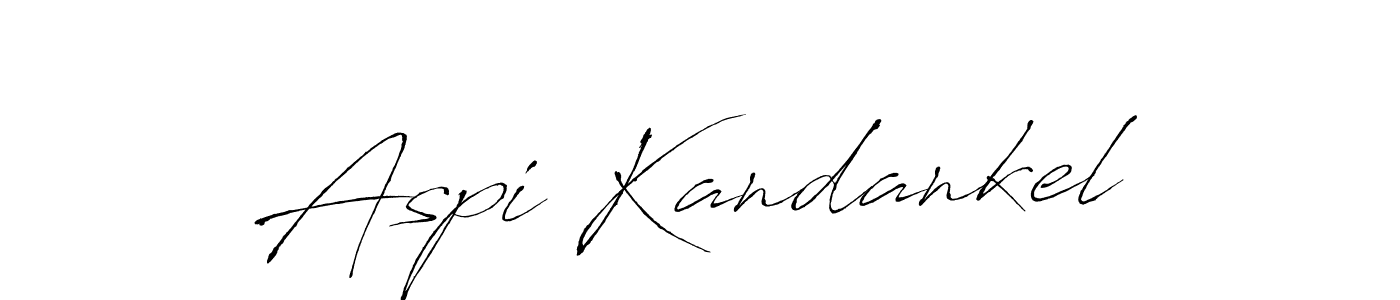 Use a signature maker to create a handwritten signature online. With this signature software, you can design (Antro_Vectra) your own signature for name Aspi Kandankel. Aspi Kandankel signature style 6 images and pictures png