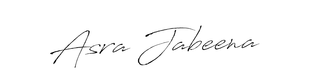 Create a beautiful signature design for name Asra Jabeena. With this signature (Antro_Vectra) fonts, you can make a handwritten signature for free. Asra Jabeena signature style 6 images and pictures png
