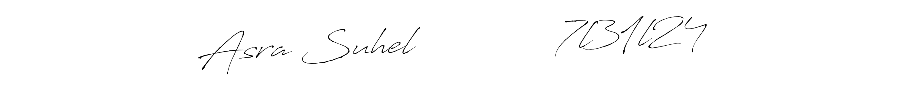 Also You can easily find your signature by using the search form. We will create Asra Suhel             7l31l24 name handwritten signature images for you free of cost using Antro_Vectra sign style. Asra Suhel             7l31l24 signature style 6 images and pictures png