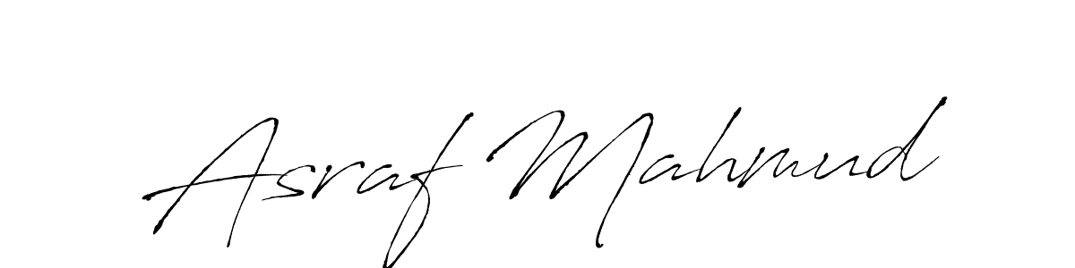 The best way (Antro_Vectra) to make a short signature is to pick only two or three words in your name. The name Asraf Mahmud include a total of six letters. For converting this name. Asraf Mahmud signature style 6 images and pictures png