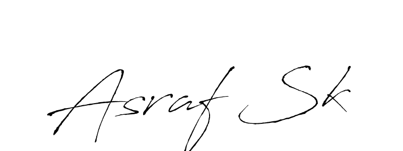 Create a beautiful signature design for name Asraf Sk. With this signature (Antro_Vectra) fonts, you can make a handwritten signature for free. Asraf Sk signature style 6 images and pictures png