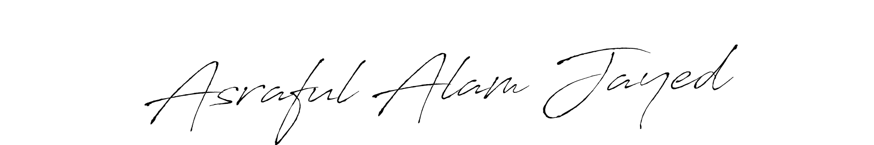Create a beautiful signature design for name Asraful Alam Jayed. With this signature (Antro_Vectra) fonts, you can make a handwritten signature for free. Asraful Alam Jayed signature style 6 images and pictures png