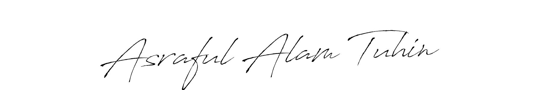 Make a short Asraful Alam Tuhin signature style. Manage your documents anywhere anytime using Antro_Vectra. Create and add eSignatures, submit forms, share and send files easily. Asraful Alam Tuhin signature style 6 images and pictures png