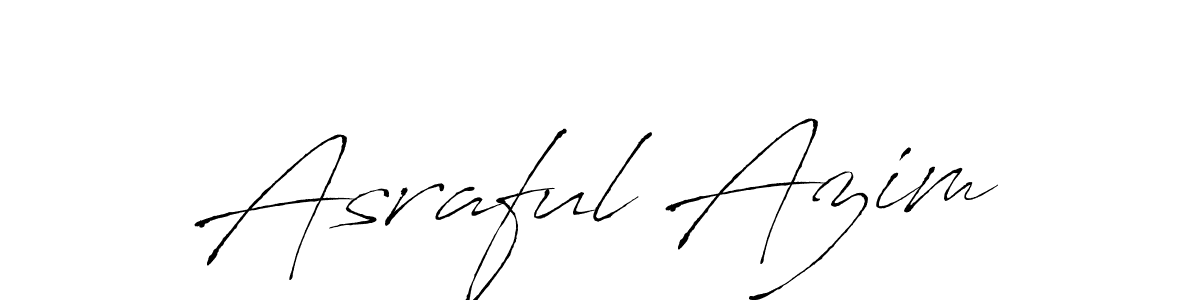 How to make Asraful Azim signature? Antro_Vectra is a professional autograph style. Create handwritten signature for Asraful Azim name. Asraful Azim signature style 6 images and pictures png