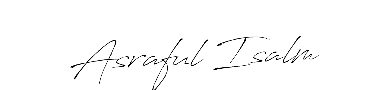 Also we have Asraful Isalm name is the best signature style. Create professional handwritten signature collection using Antro_Vectra autograph style. Asraful Isalm signature style 6 images and pictures png