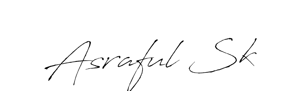 How to make Asraful Sk name signature. Use Antro_Vectra style for creating short signs online. This is the latest handwritten sign. Asraful Sk signature style 6 images and pictures png