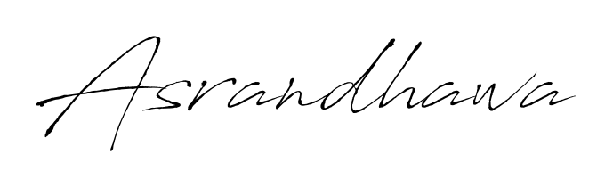 Make a beautiful signature design for name Asrandhawa. With this signature (Antro_Vectra) style, you can create a handwritten signature for free. Asrandhawa signature style 6 images and pictures png