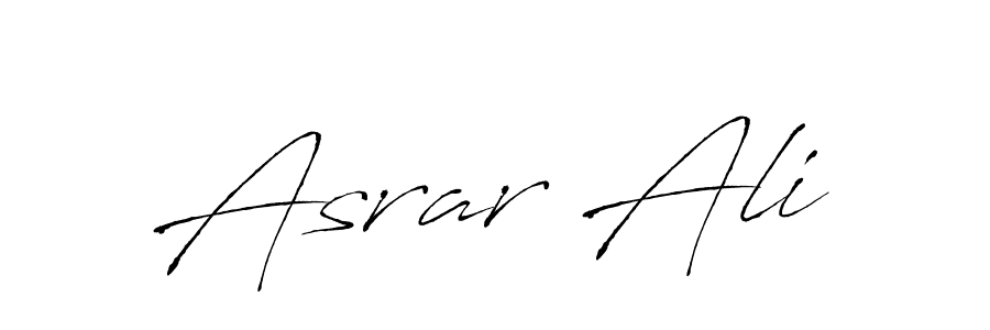 Asrar Ali stylish signature style. Best Handwritten Sign (Antro_Vectra) for my name. Handwritten Signature Collection Ideas for my name Asrar Ali. Asrar Ali signature style 6 images and pictures png