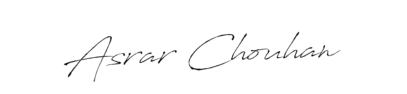 It looks lik you need a new signature style for name Asrar Chouhan. Design unique handwritten (Antro_Vectra) signature with our free signature maker in just a few clicks. Asrar Chouhan signature style 6 images and pictures png